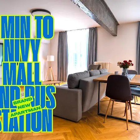 Nivy Weekend Free Parking -1 Min To Nivy Mall And Bus Station * ブラチスラヴァ